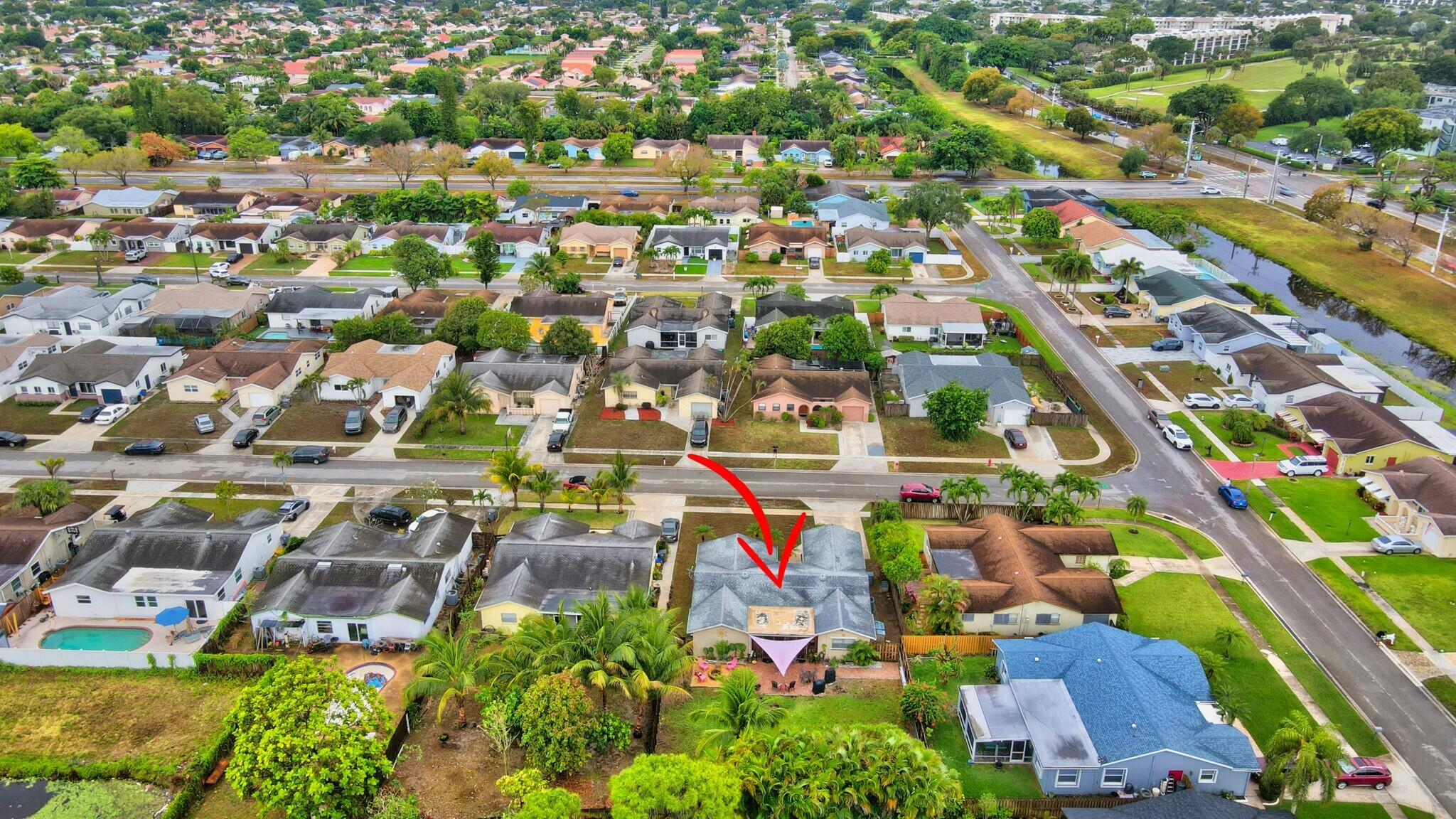 9033 Southwest 6th Street Boca Raton, FL 33433 - Photo 21 of 56 an aerial view of residential houses with outdoor space and street view