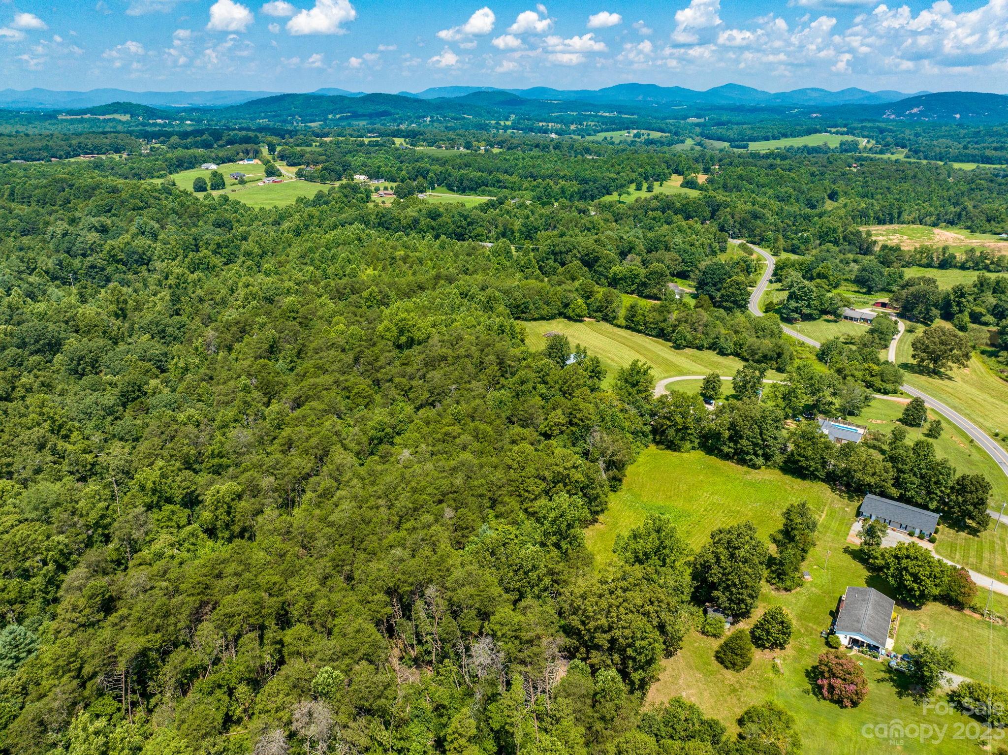 936 Goble Road Hiddenite, NC 28636 - Photo 22 of 32 a view of a big yard with lots of green bushes