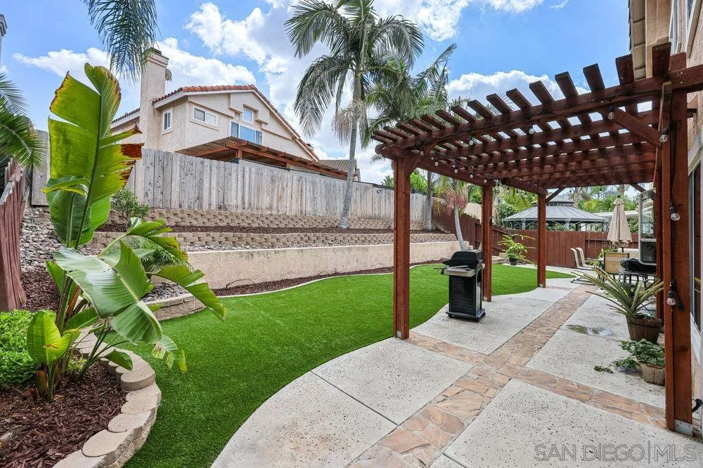 790 Mosaic Circle Oceanside, CA 92057 - Photo 41 of 47 a view of a backyard with a garden