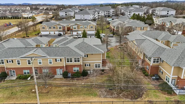 an aerial view of residential houses