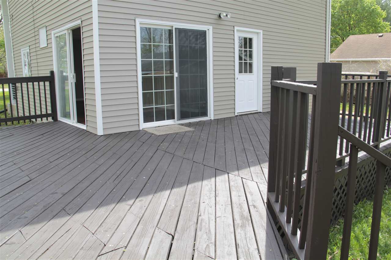 3618 Rotary Road Rockford, IL 61109 - Photo 19 of 24 a view of outdoor space with deck and wooden floor