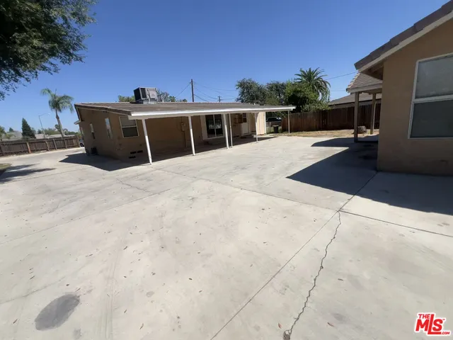 a view of outdoor space with seating space