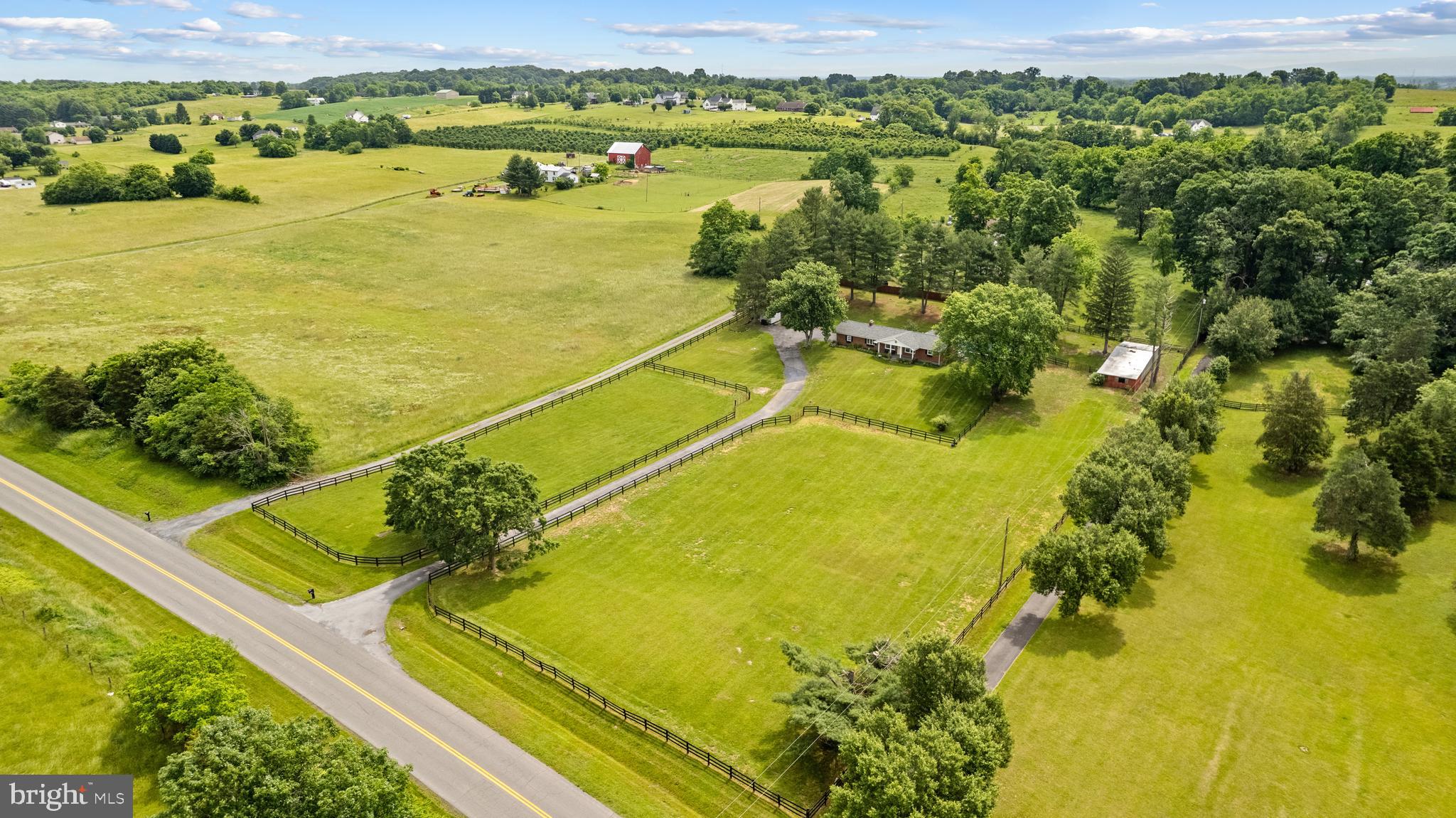 5533 Middle Road Winchester, VA 22602 - Photo 41 of 45 Aerial Views showing room for a couple of horses
