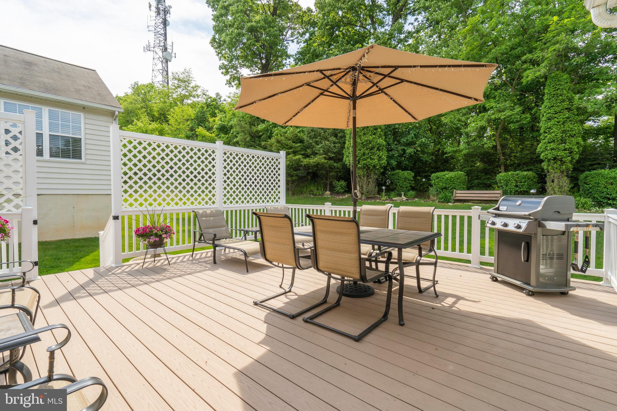 504 Gilmer Road Coatesville, PA 19320 - Photo 30 of 47 Large Deck overlooking the woods