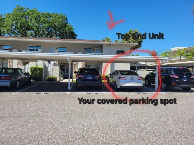 a car parked in front of a store
