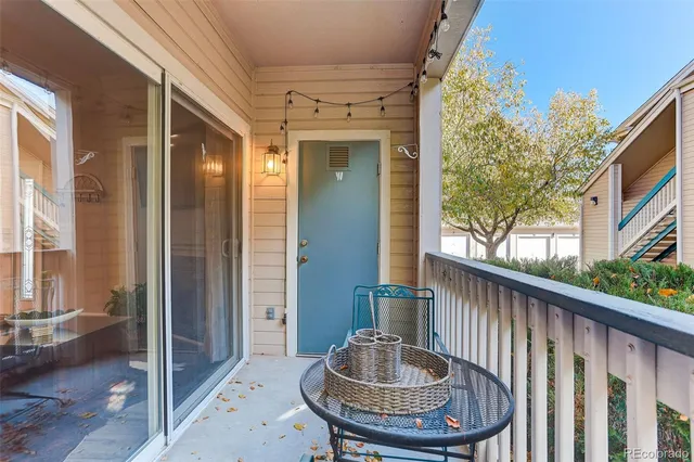a view of front door of house