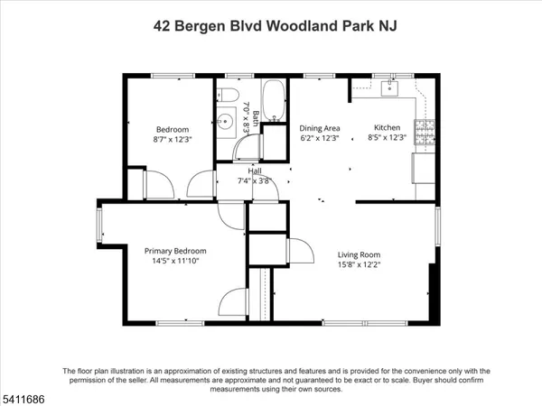 $2,100 | 42 Bergen Boulevard, Woodland Park, NJ 07424