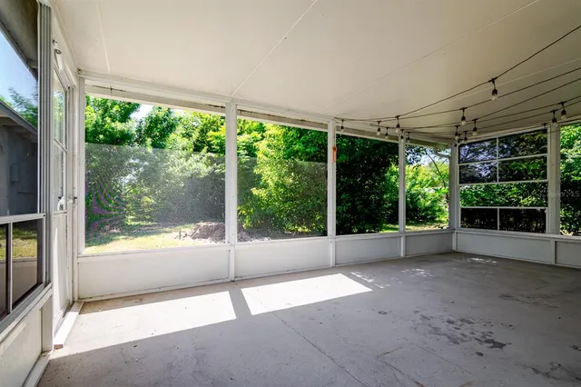 a view of a room with porch and outdoor space