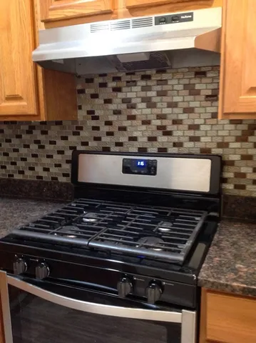 a close view of stove