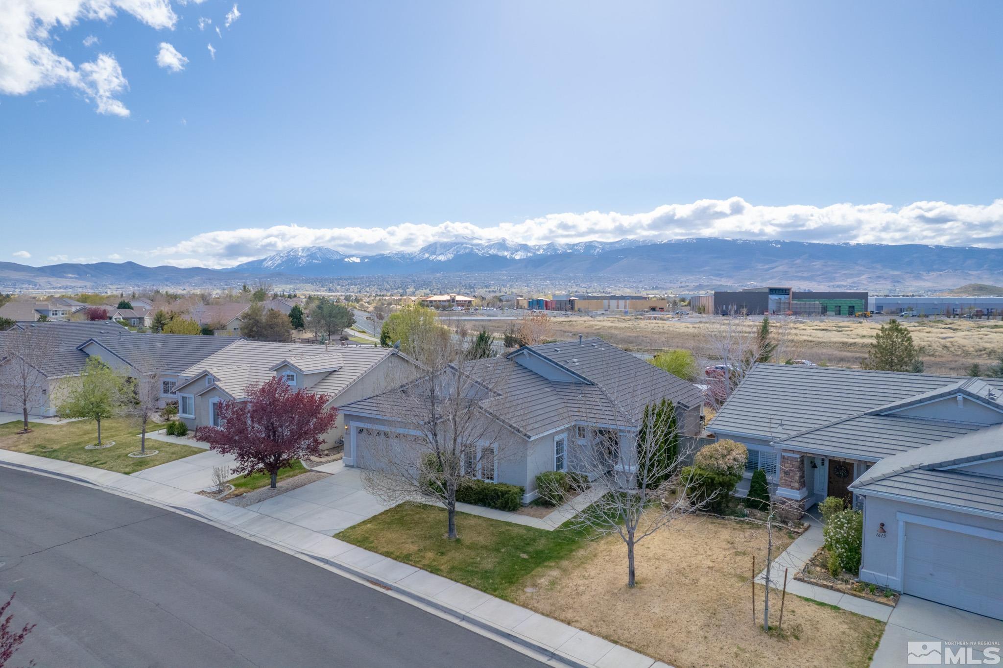 1625 Canyonlands Way Reno, NV 89521 - Photo 3 of 31 an aerial view of a house with a garden