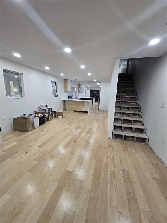 47 Laurel Street Worcester, MA 01605 - Photo 19 of 25 a view of kitchen with sink and lots of living room