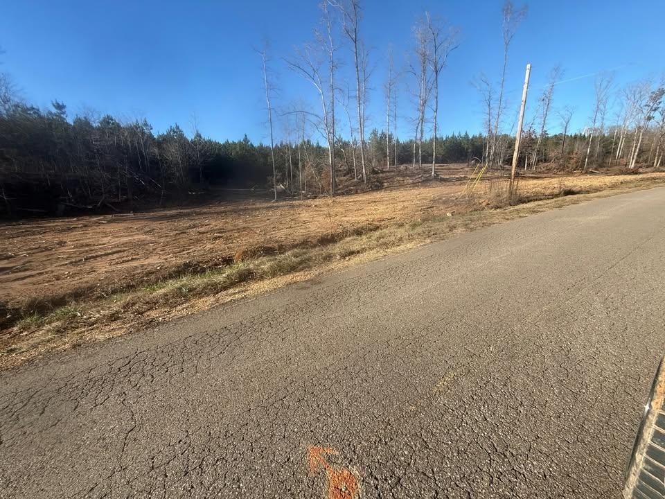 View of asphalt road