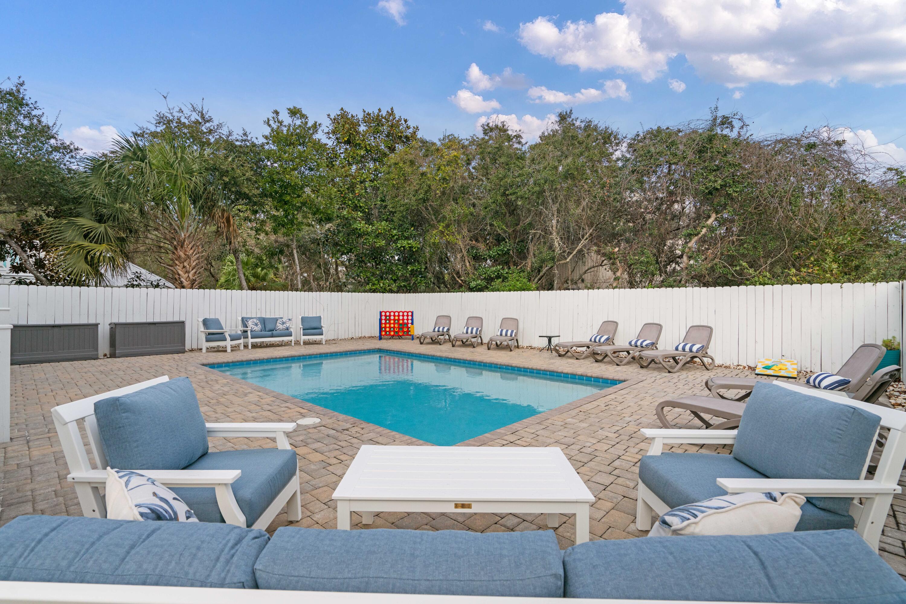 26 Dothan Avenue Santa Rosa Beach, FL 32459 - Photo 19 of 63 a view of outdoor space yard swimming pool and furniture