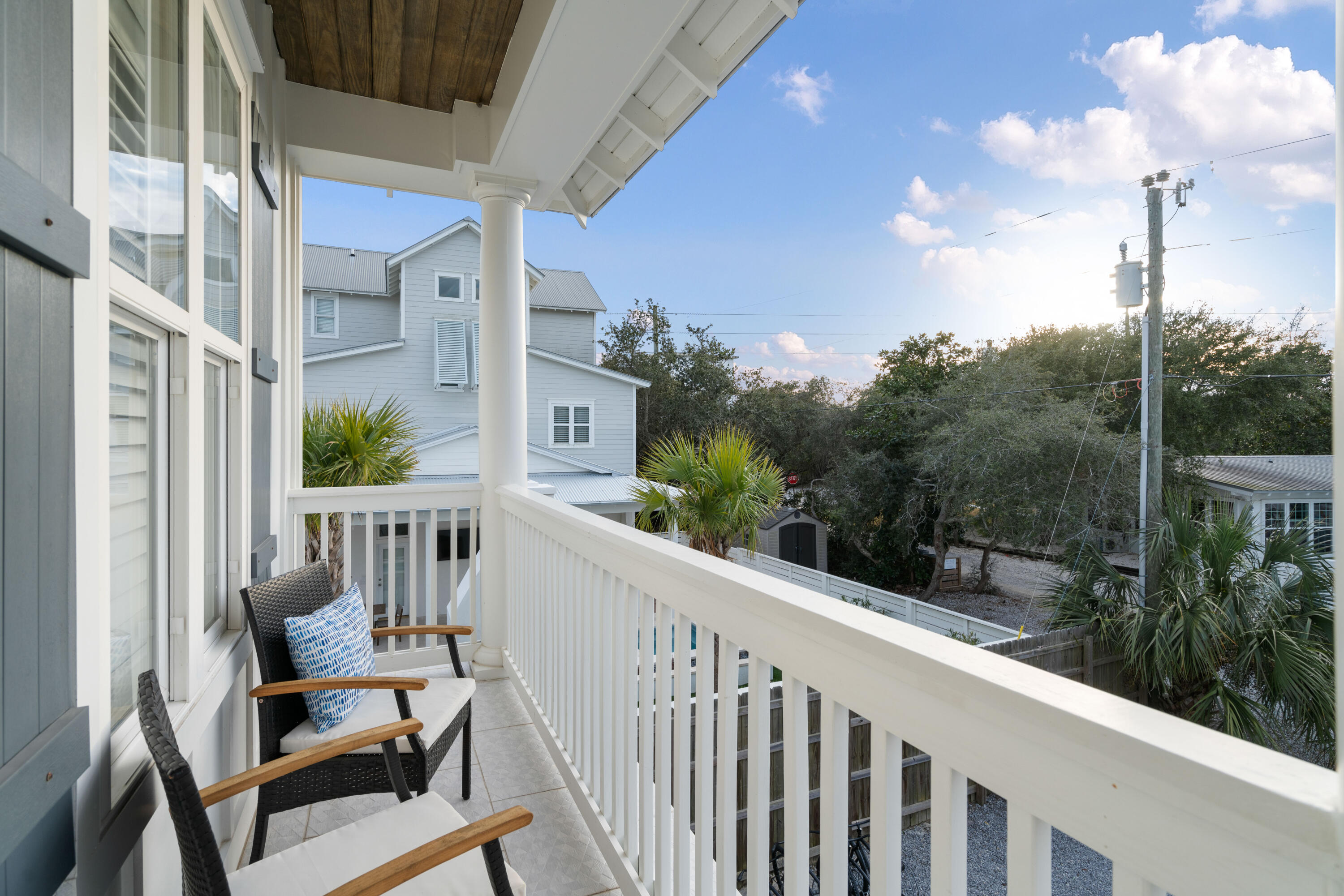 26 Dothan Avenue Santa Rosa Beach, FL 32459 - Photo 60 of 63 a view of a balcony with wooden floor