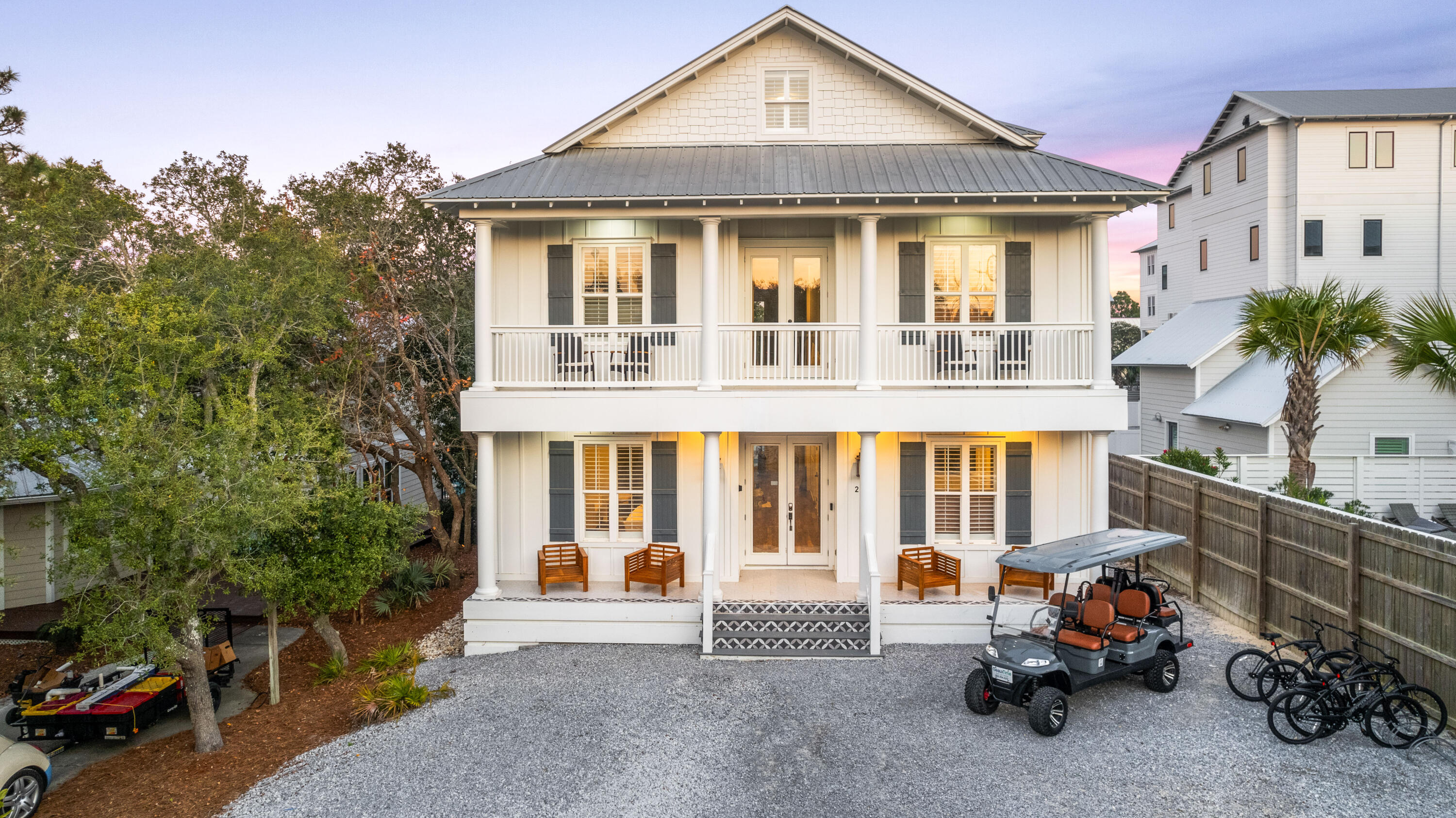 26 Dothan Avenue Santa Rosa Beach, FL 32459 - Photo 62 of 63 a view of a car park in front of house