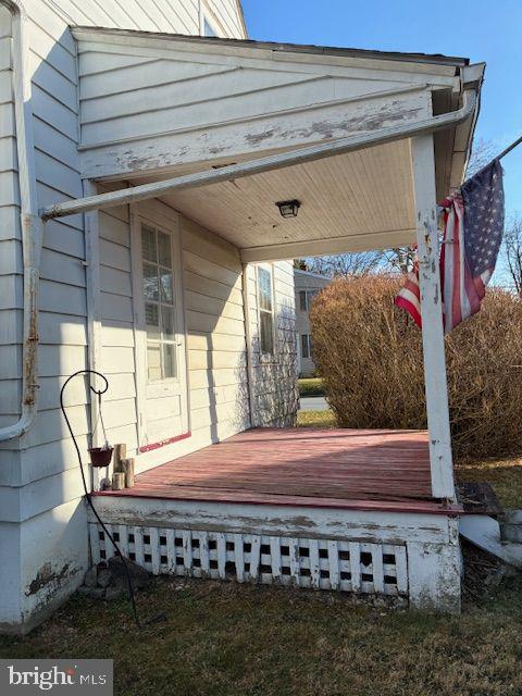 3185 Washington Street Lebanon, PA 17042 - Photo 44 of 47 a view of a roof deck with chair and wooden floor