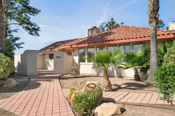 a view of a entryway door front of house