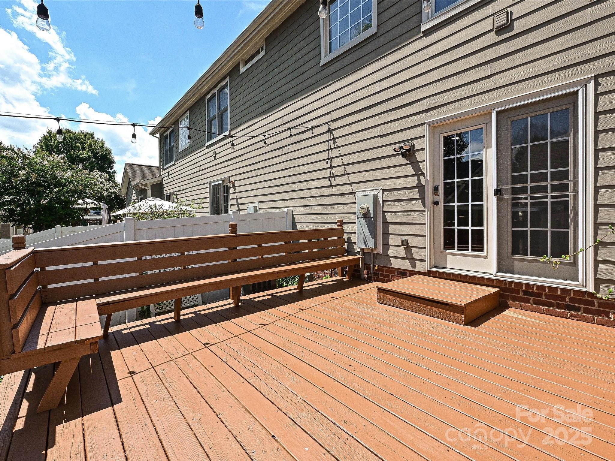1035 Market Street Fort Mill, SC 29708 - Photo 26 of 28 a view of outdoor space with deck and flat screen tv