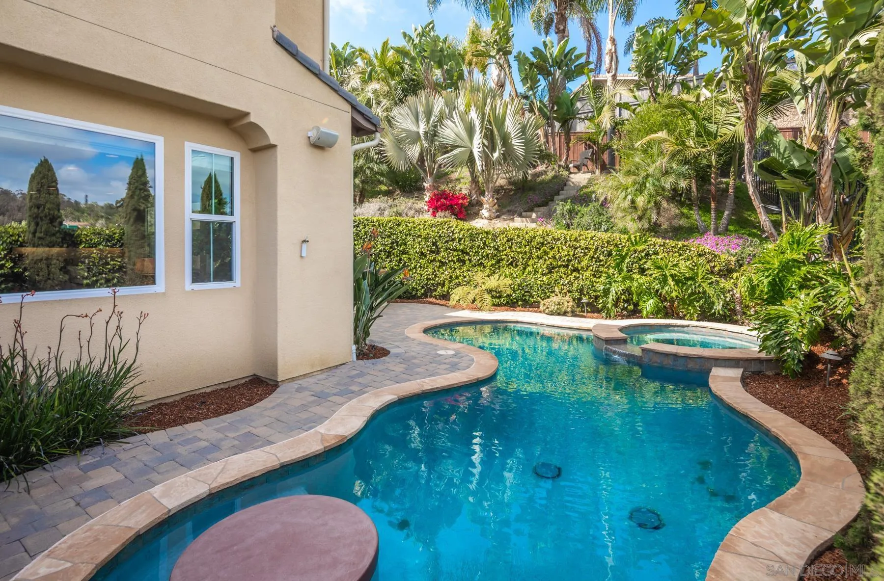548 Quail Pointe Lane Encinitas, CA 92024 - Photo 24 of 30 a view of a backyard with plants garden