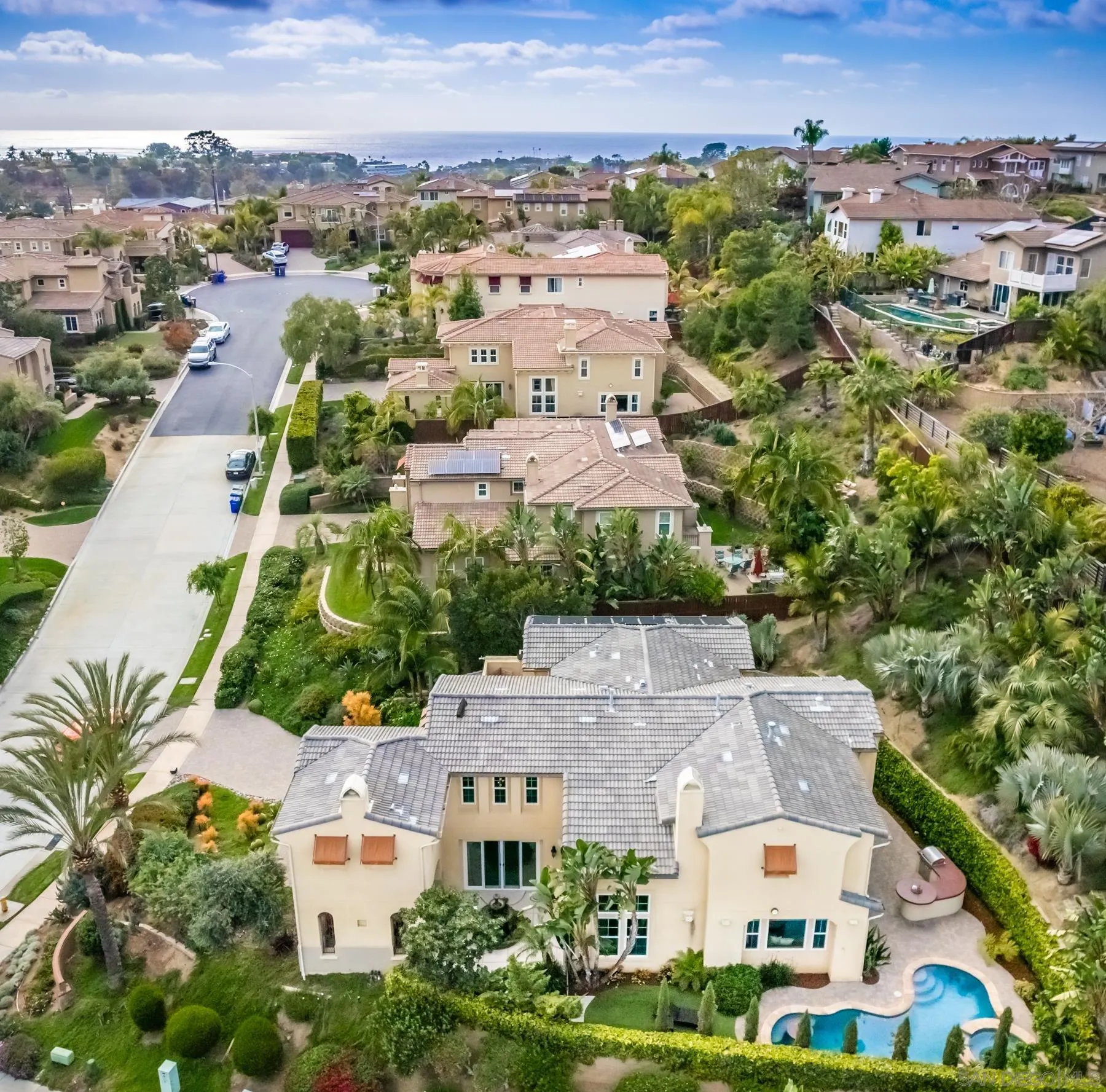 548 Quail Pointe Lane Encinitas, CA 92024 - Photo 28 of 30 an aerial view of multiple house
