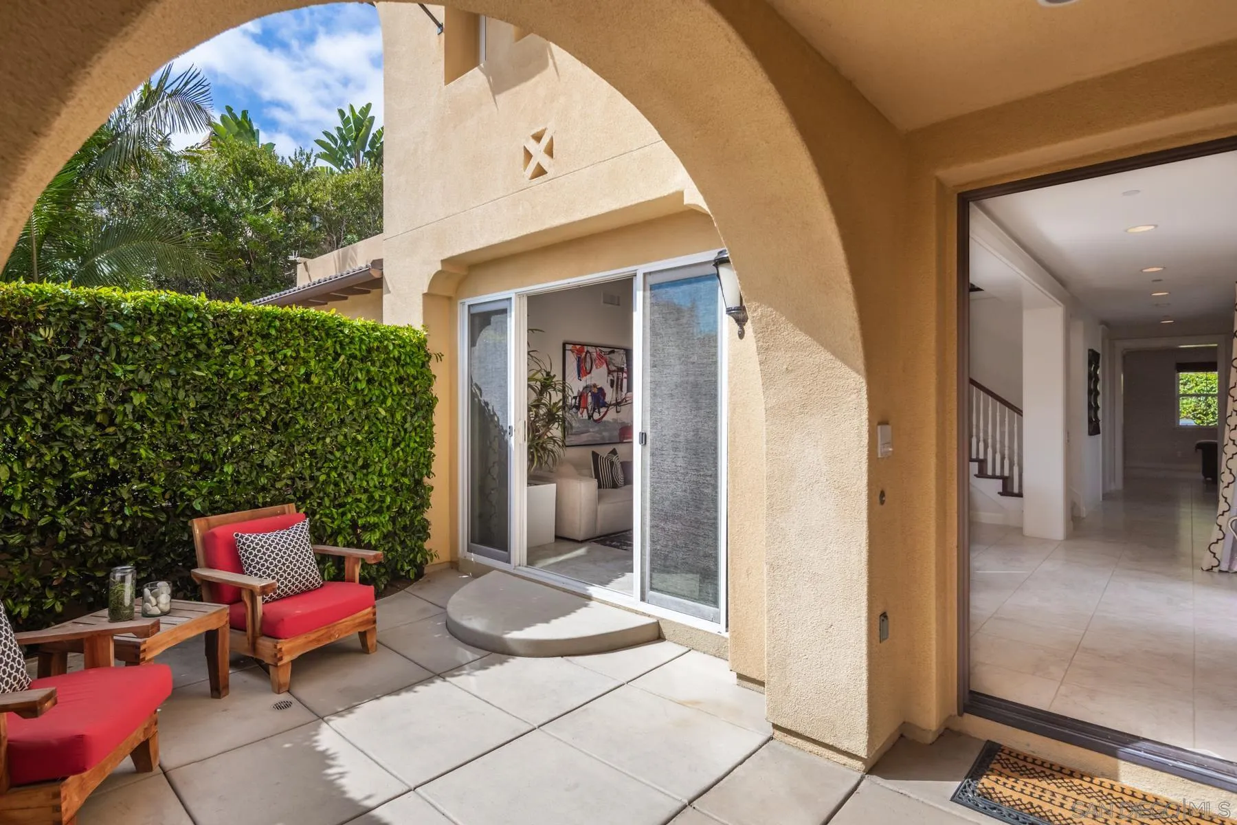 548 Quail Pointe Lane Encinitas, CA 92024 - Photo 3 of 30 a outdoor space with patio the couches and a dining table with chairs