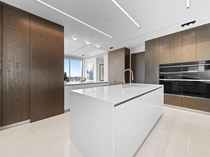 a view of a balcony with city view