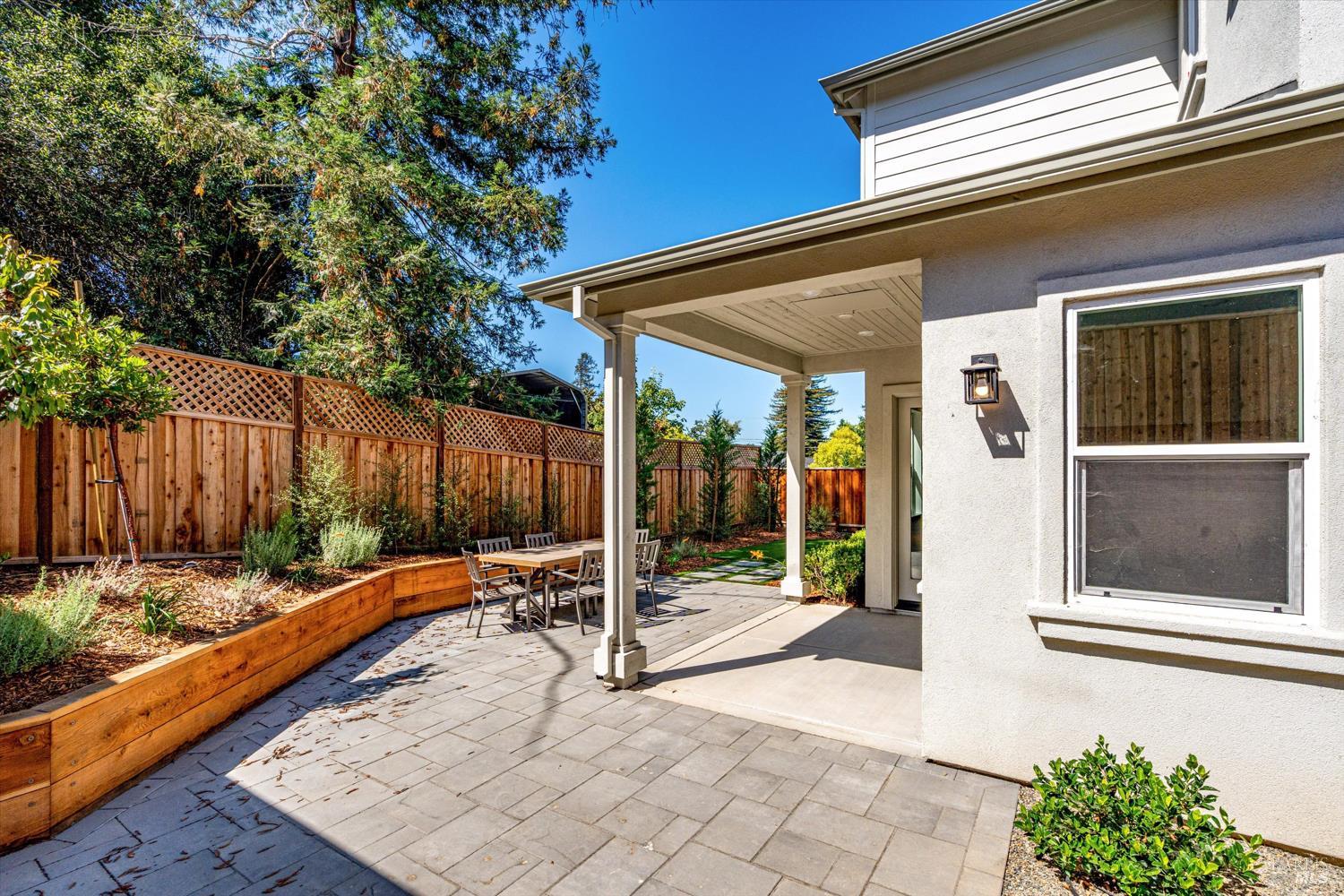 103 Grace Lane Napa, CA 94559 - Photo 35 of 39 a backyard of a house with seating space