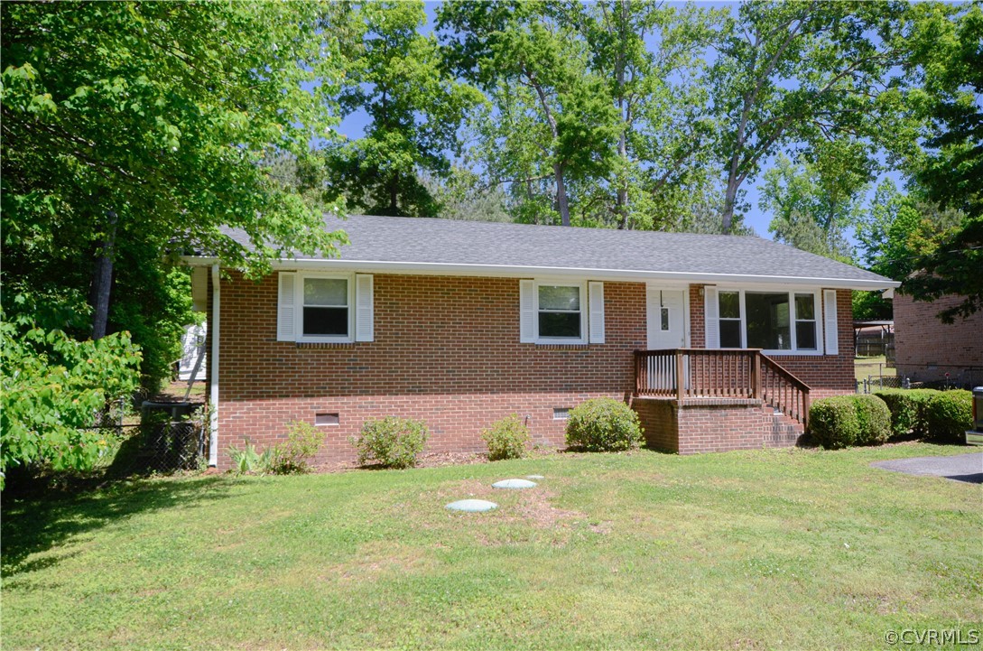 4100 Treely Road Chester, VA 23831 - Photo 2 of 29 front view of a house with a yard
