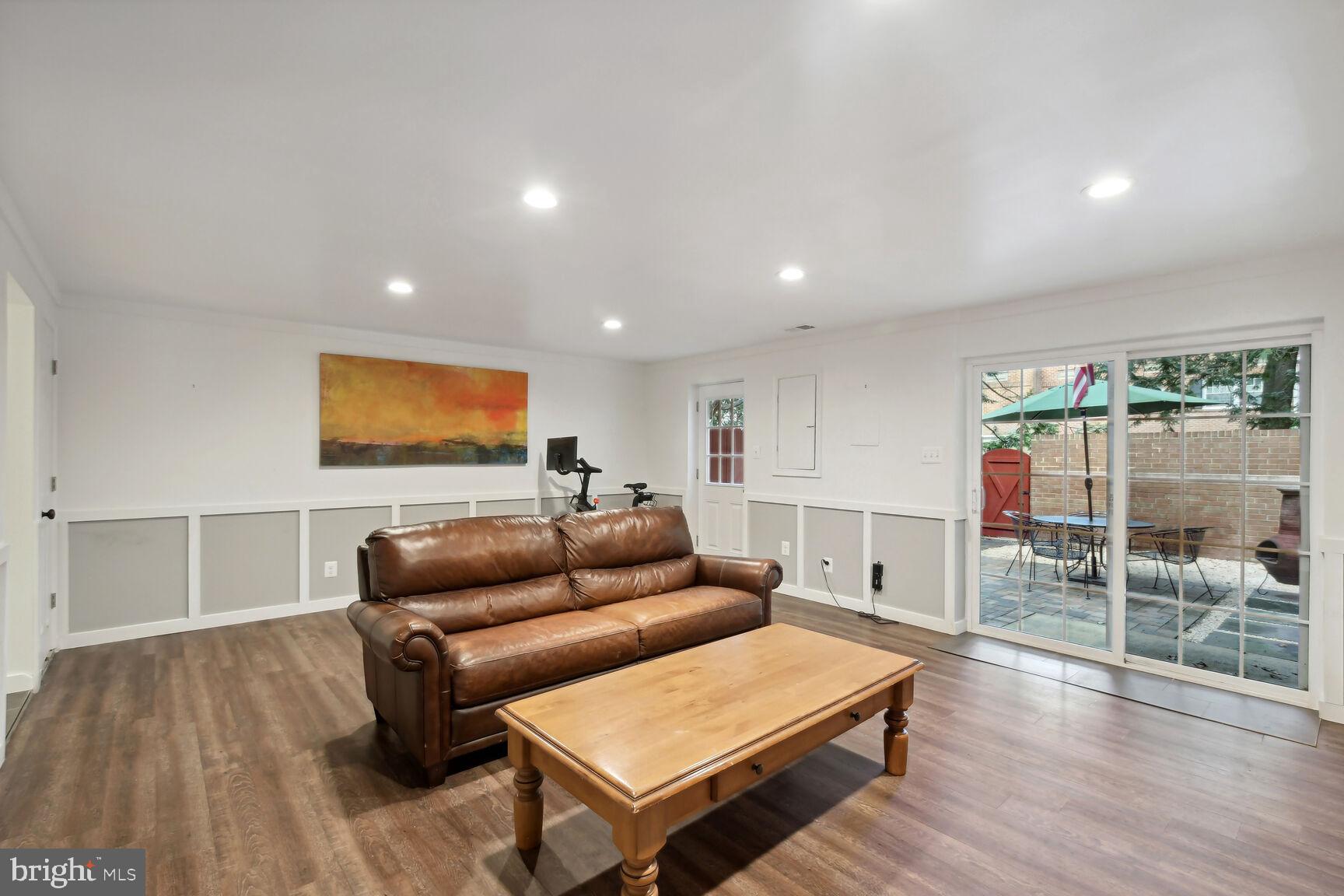 1815 Wainwright Drive Reston, VA 20190 - Photo 21 of 31 Rec room-doors to patio