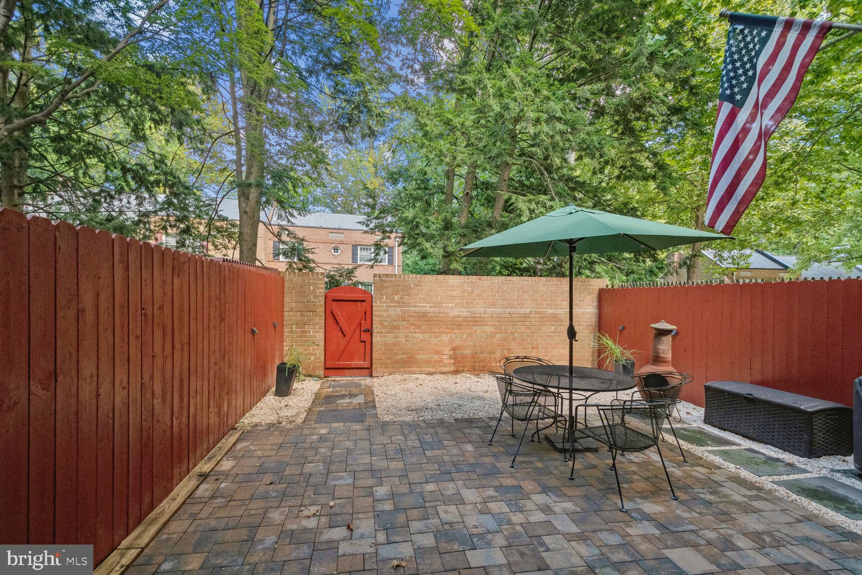 1815 Wainwright Drive Reston, VA 20190 - Photo 25 of 31 paved patio and privacy fence