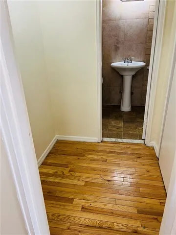 a view of a bathroom