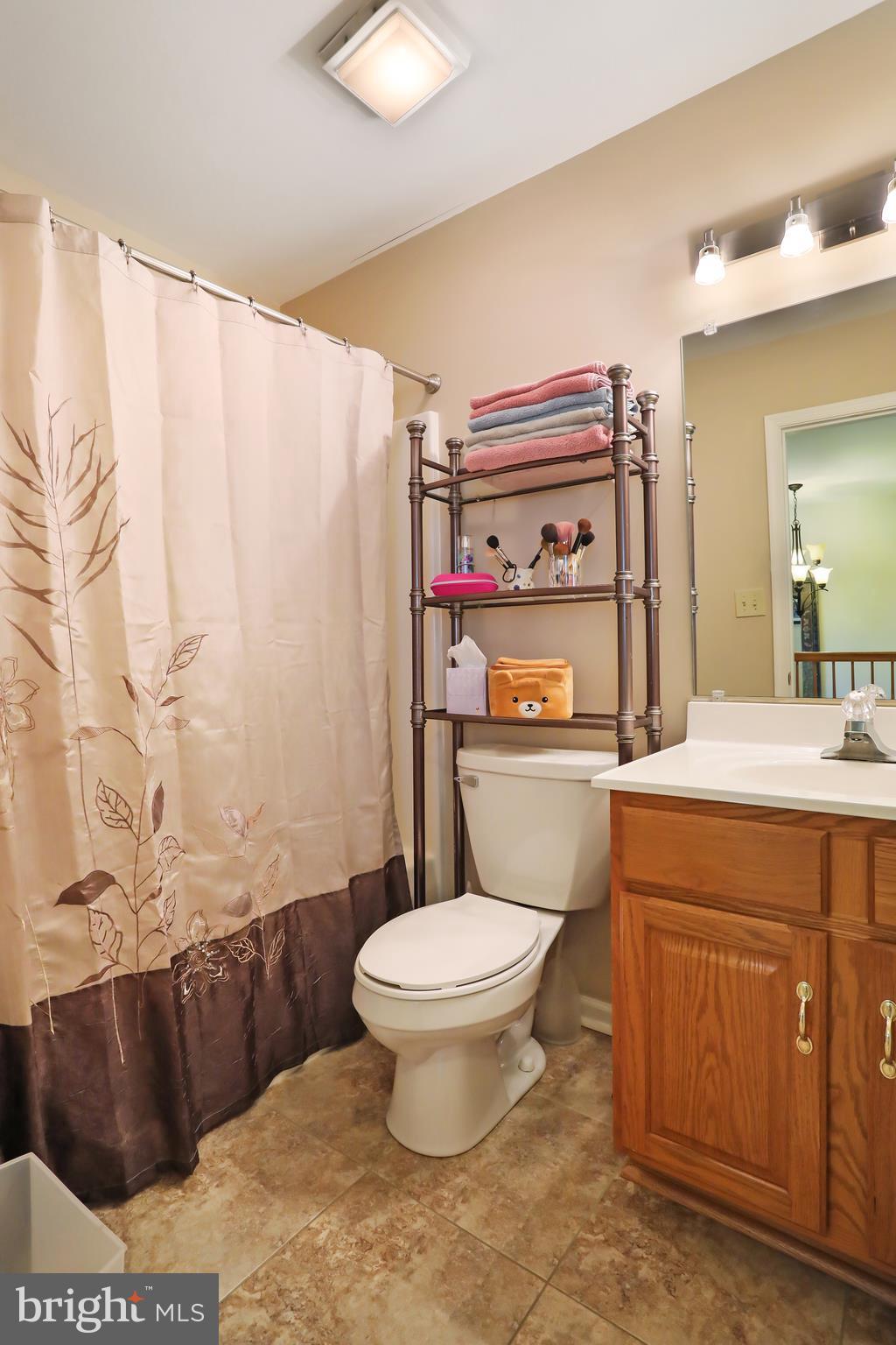 13816 Big Pool Road Clear Spring, MD 21722 - Photo 18 of 24 a bathroom with a toilet a sink and a shower