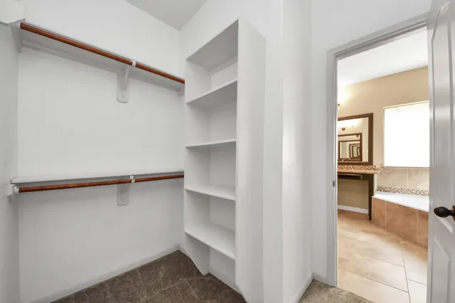 a view of a room with shelf