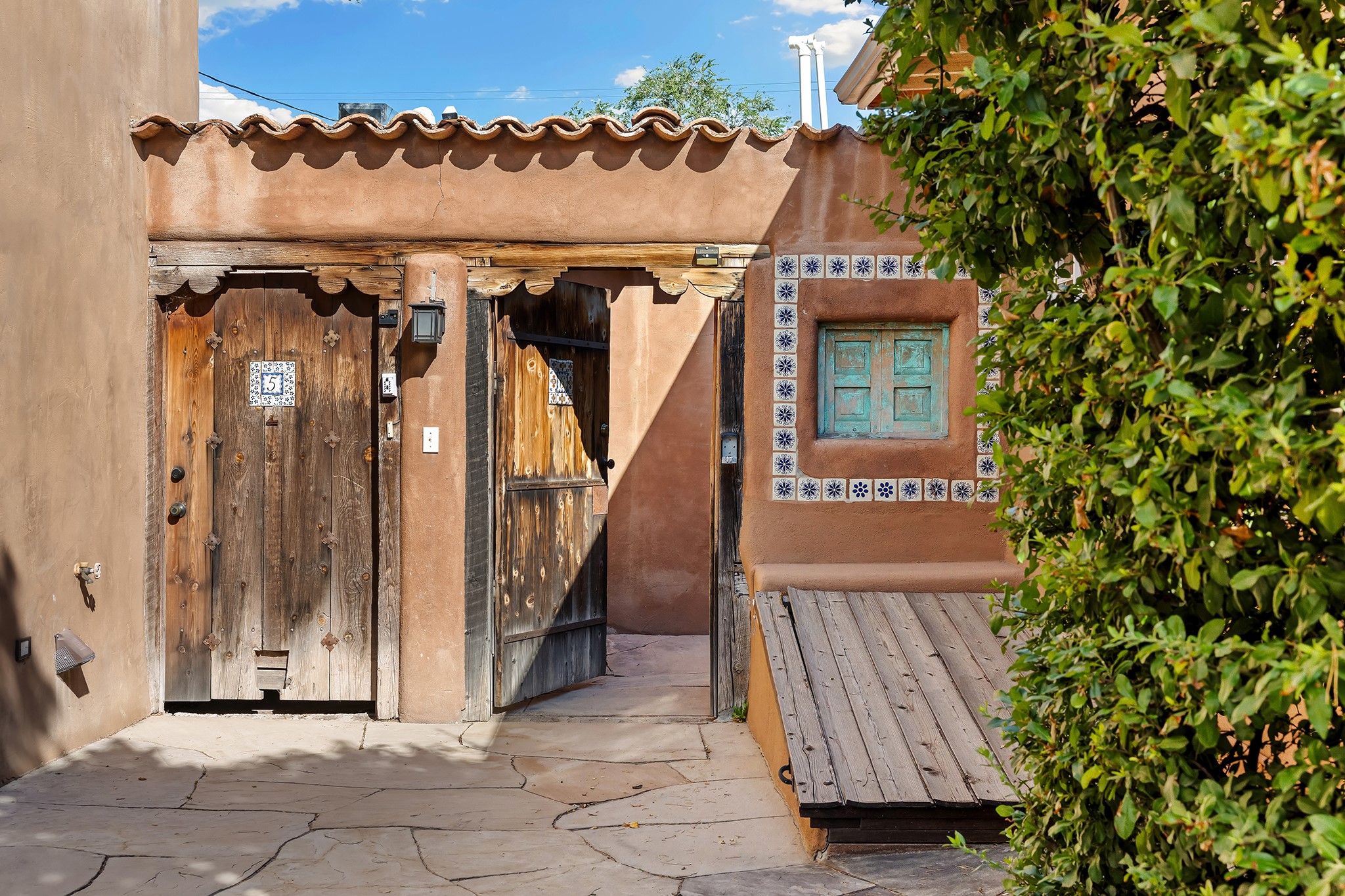 447 Cerrillos Road, Unit 6 Santa Fe, NM 87501 - Photo 15 of 45 Front entry courtyard