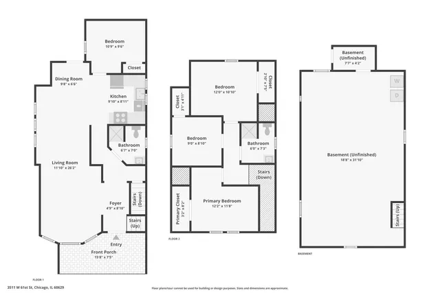 $349,000 | 3511 West 61st Street, Chicago, IL 60629