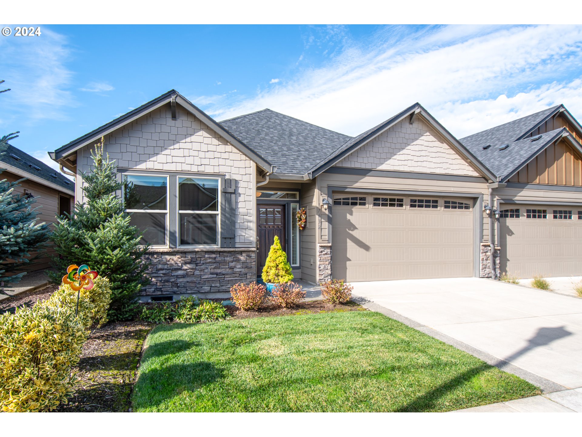 17632 Northeast 17th Avenue Ridgefield, WA 98642 - Photo 30 of 30 a view of a house with backyard and porch