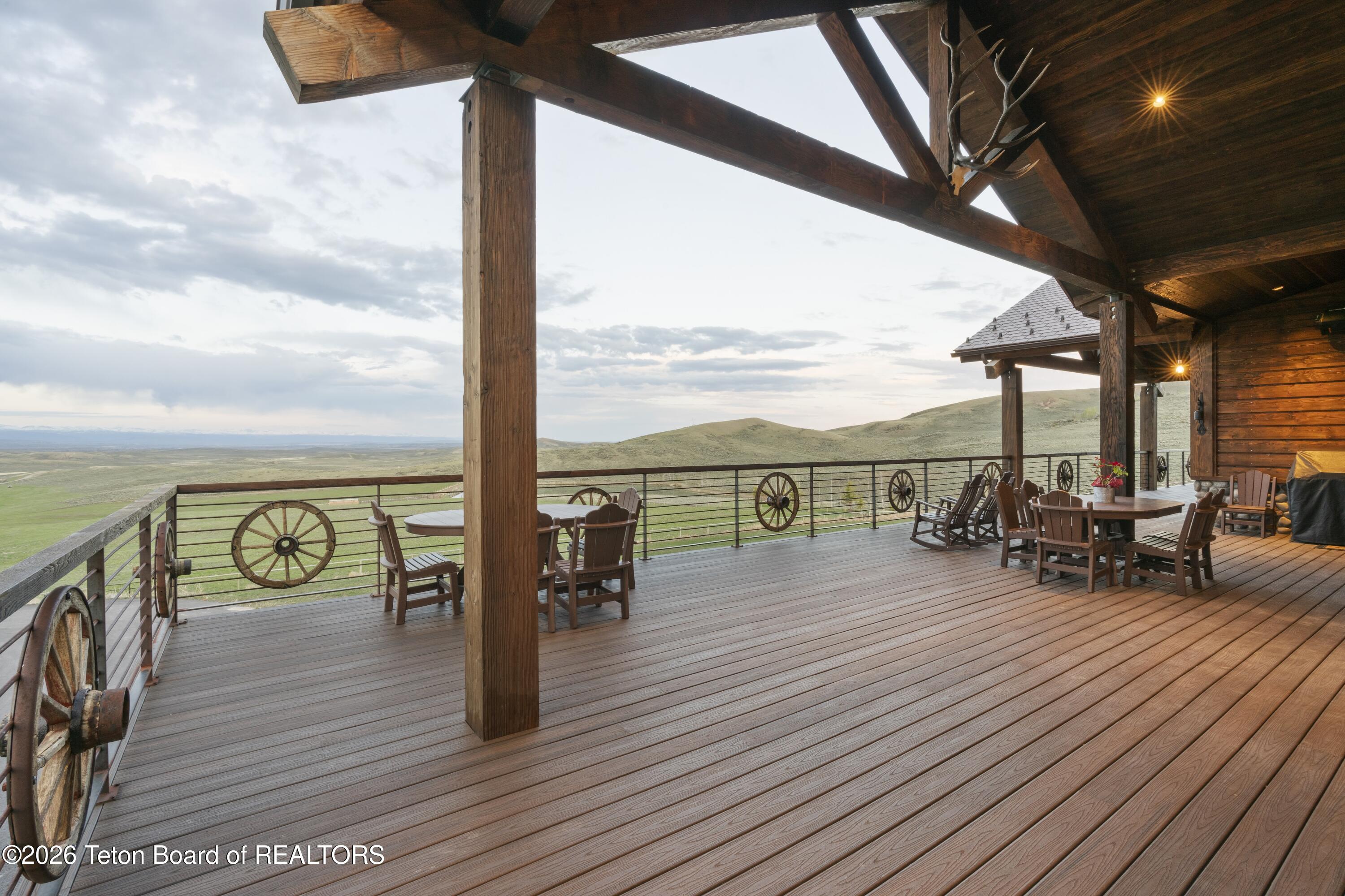 627 Ryegrass Road Daniel, WY 83115 - Photo 10 of 70 Huge Deck Space