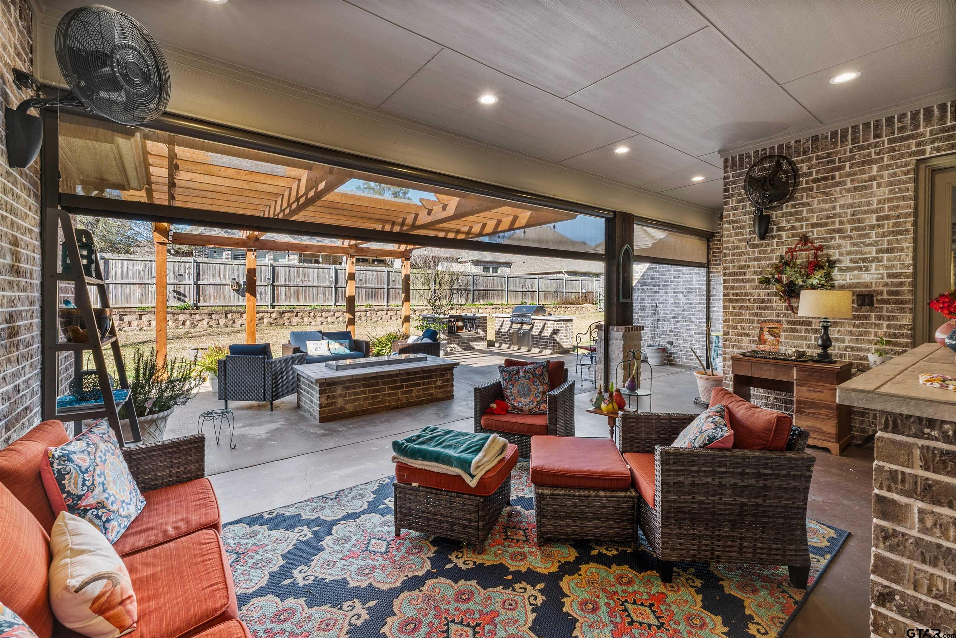 1111 Cambridge Bend Tyler, TX 75703 - Photo 35 of 42 a outdoor living space with patio furniture