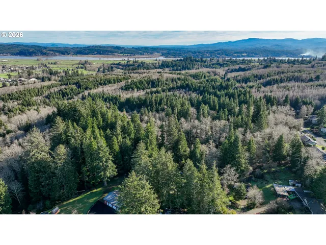 a view of a city and mountain