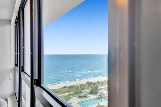 a view of a floor to ceiling window