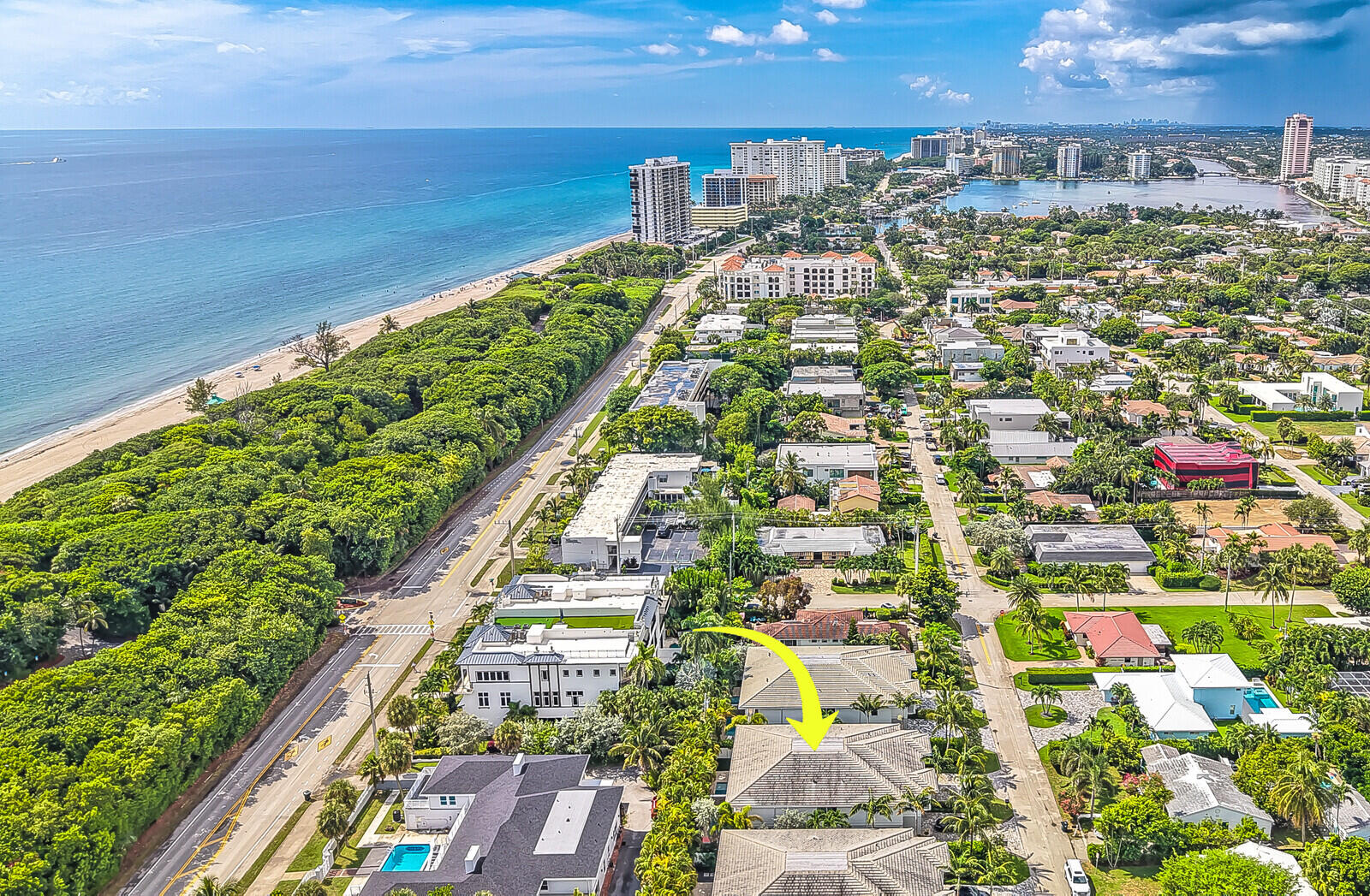 436 Northeast Wavecrest Way Boca Raton, FL 33432 - Photo 66 of 68 Aerial View