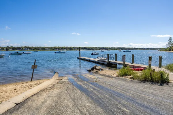 a view of a balcony with furniture