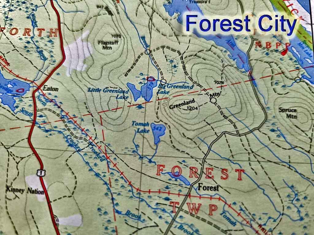 2053 Forest City Road Brookton, ME 04413 - Photo 7 of 63 forest-city-map