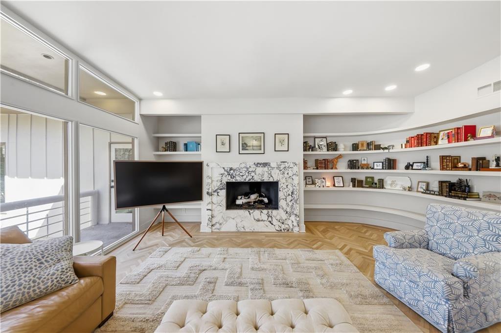505 Hollydale Court Northwest Atlanta, GA 30342 - Photo 14 of 117 a living room with furniture and a fireplace