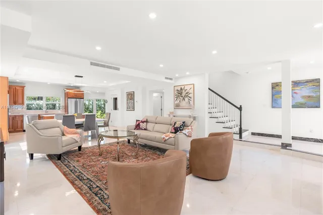 a bedroom with a bed and a lamp