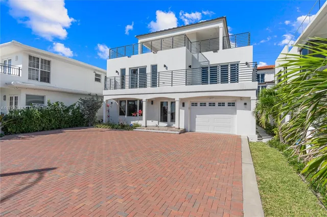 a front view of a building with street