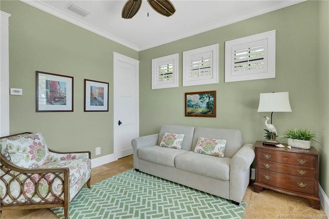 a view of a lake with a city