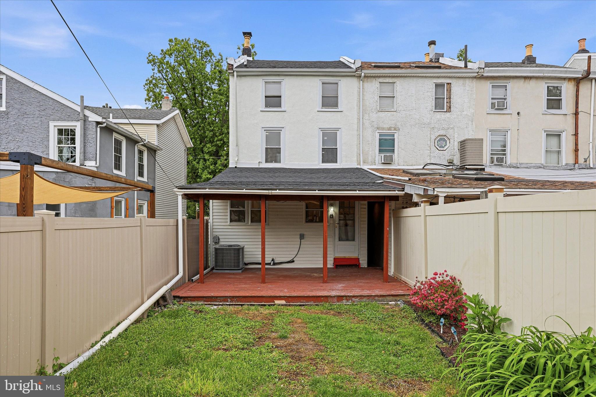407 Conarroe Street Philadelphia, PA 19128 - Photo 26 of 27 Rear Covered Deck & Yard