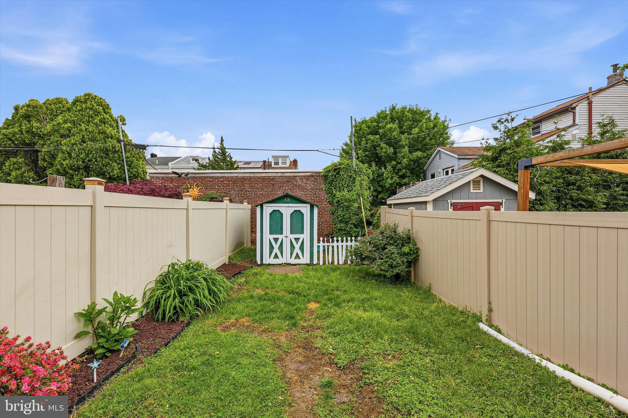 407 Conarroe Street Philadelphia, PA 19128 - Photo 27 of 27 Rear Fenced in Yard w Shed