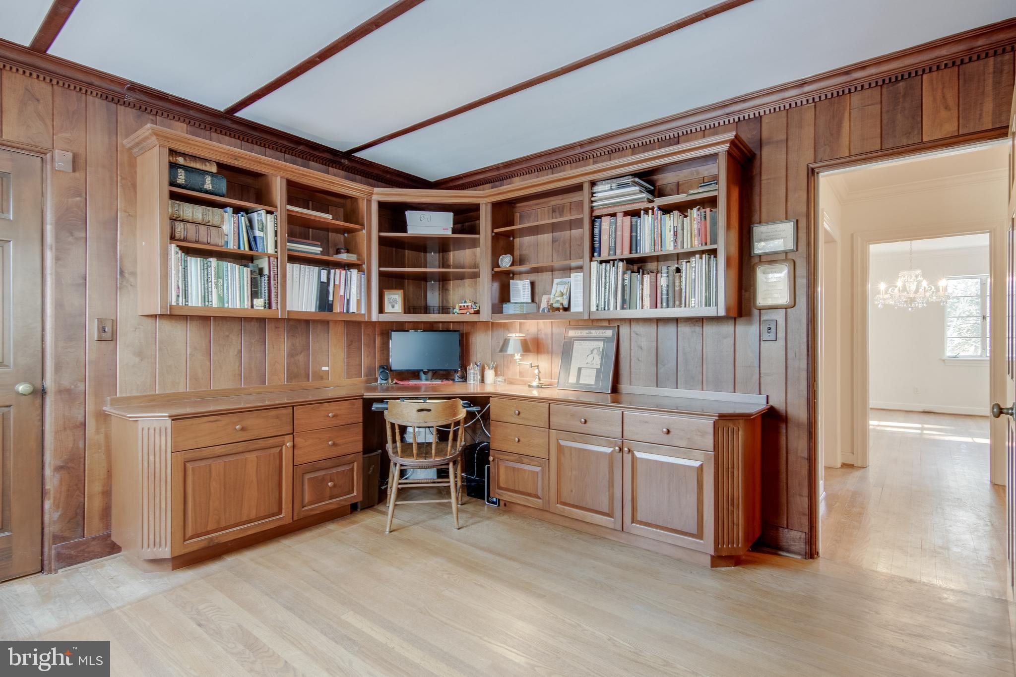 121 West Ring Factory Road Bel Air, MD 21014 - Photo 17 of 46 Built in desk and shelves in Office/Study,